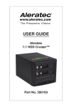 Aleratec 1:1 HDD Cruiser User guide