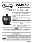 Enviro EG40-071 Owner`s manual