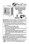 Procom PCSD25T Installation manual