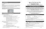 Rosen T12 Installation guide