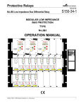 Cooper Low Impedance Bus Differential Relay M-LIB3 Instruction manual