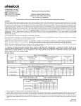 Wheelock NS4-241575W* Instruction manual