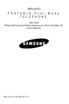 Samsung SPH-M510 User guide