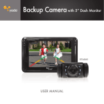 Yada Backup Camera Product specifications