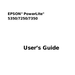 Epson ELPD04 User`s guide
