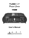 Art Tube MP PS User`s manual