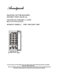 Avantgarde TBWC-46S Instruction manual