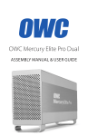 Mercury OWC  Elite Pro User guide
