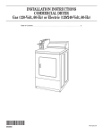 Whirlpool CEM2940TQ Service manual