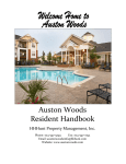 Auston Woods Resident Handbook