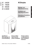 Dimplex SI 11MER Operating instructions