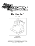 Woodstock THE SHOP FOX W1500 Specifications