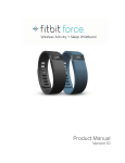 Amazon fitbit one Product manual