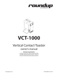 Antunes, AJ VCT-1000 Owner`s manual