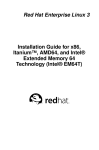 Red Hat Enterprise Linux 3 Installation Guide for x86, Itanium