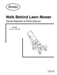 Scotts 907254 - LM21SW Specifications