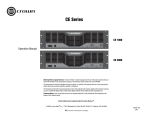 Caple CE1100 Instruction manual