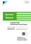 Daikin FTXS71BVMA Service manual