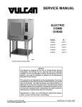 Vulcan-Hart VCE6H ML-126177, VCE10H ML-126178, VCE10F ML-126179, VCE20H ML-126172, VCE20F ML-126173 Service manual