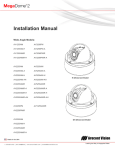 Arecont Vision MegaDomeT Installation manual