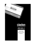 Clarion DPX1001.1 Owner`s manual