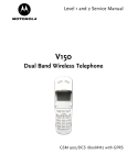 Motorola V150 Service manual