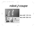Robot Coupe Mini MP 240 V.V. Specifications