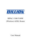 Billion BiPAC 5100 User manual