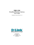 D-Link DRO-210i User guide