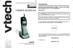 VTech GIGAPHONE User`s manual