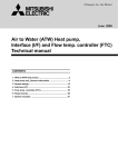 Mitsubishi Electric PUHZ-W85VHA-BS Service manual