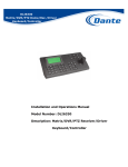 Dante DLH4200B Technical data