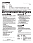 Rangemaster RMDD3004 Specifications