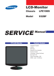 Samsung 932BF Service manual