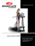Bowflex TC5300 Owner`s manual