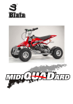 Blata MIDIQUADARD Instruction manual