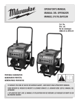 Milwaukee 4960-24 Operator`s manual