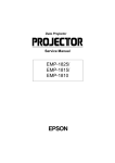 Epson EMP-1815 Service manual