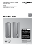 Viessmann VITOCELL 100-V Technical data