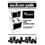 Whirlpool RM955PXP Use & care guide