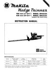 Makita UH4510A Instruction manual