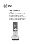 AT&T CL82303 User`s manual