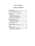 AOC 712Si Operating instructions