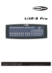 SHOWTEC Lite-8 Pro User`s manual