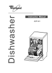 Whirlpool ADP 451 WH Operating instructions