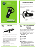 Motorola H670 - Headset - Over-the-ear User`s guide