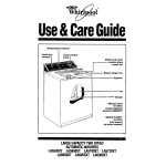 Whirlpool LA63OOXT Operating instructions