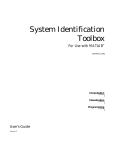 System Identification Toolbox User`s Guide