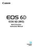 Canon EOS 6D Instruction manual