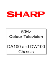 50Hz Colour Television DA100 and DW100 Chassis